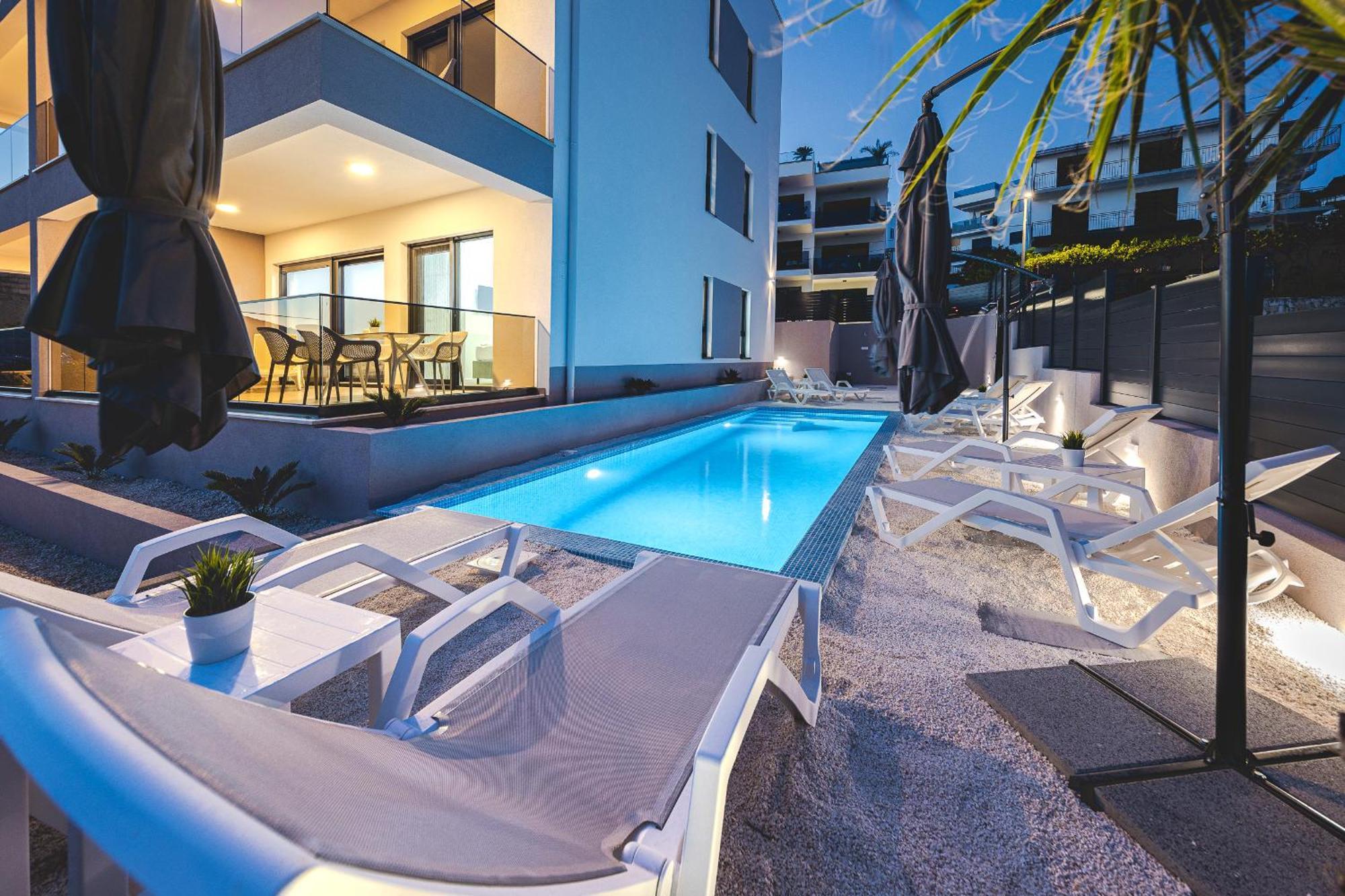 Adriatic Garden Apartments Okrug Gornji Esterno foto
