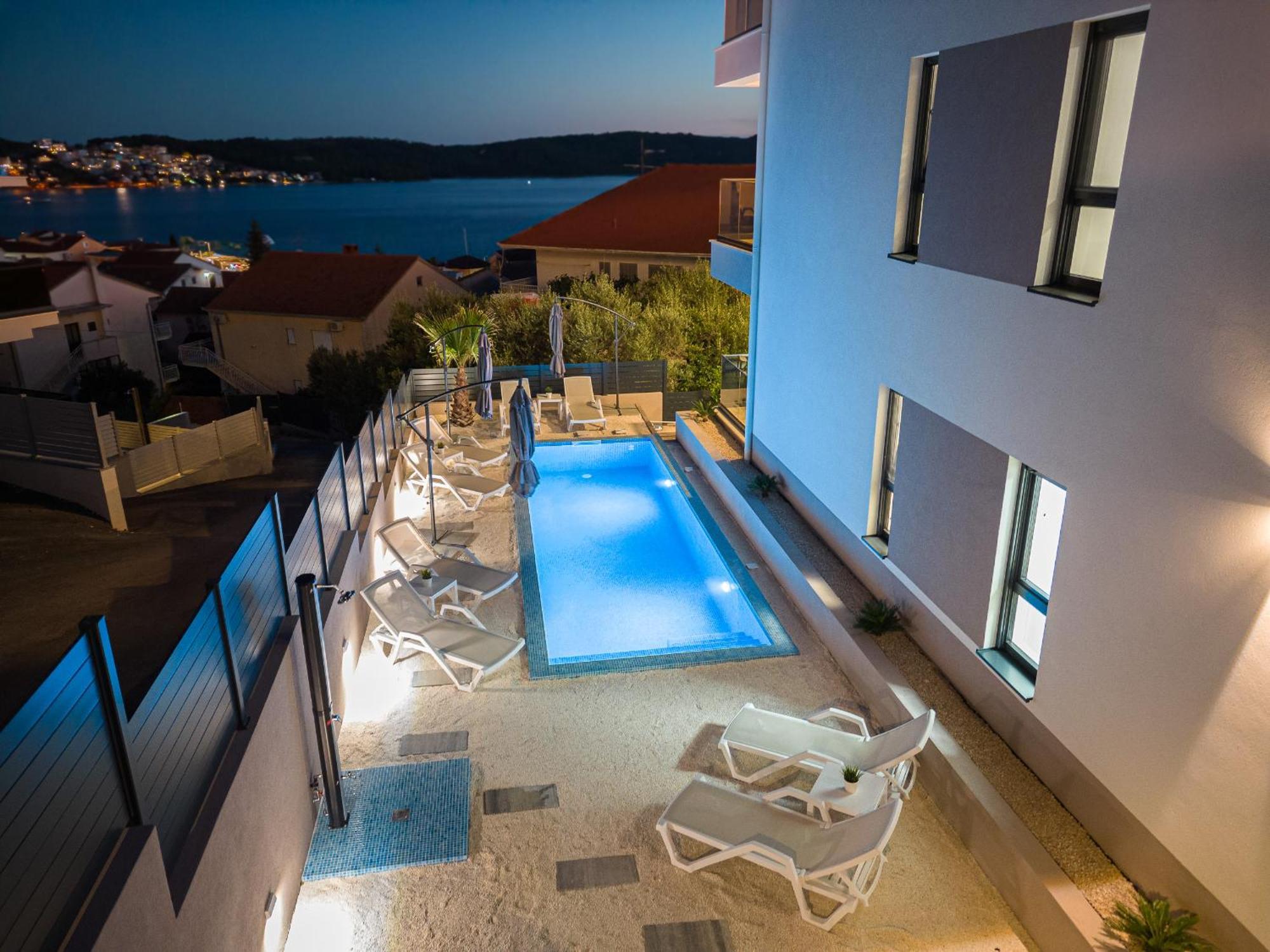 Adriatic Garden Apartments Okrug Gornji Esterno foto