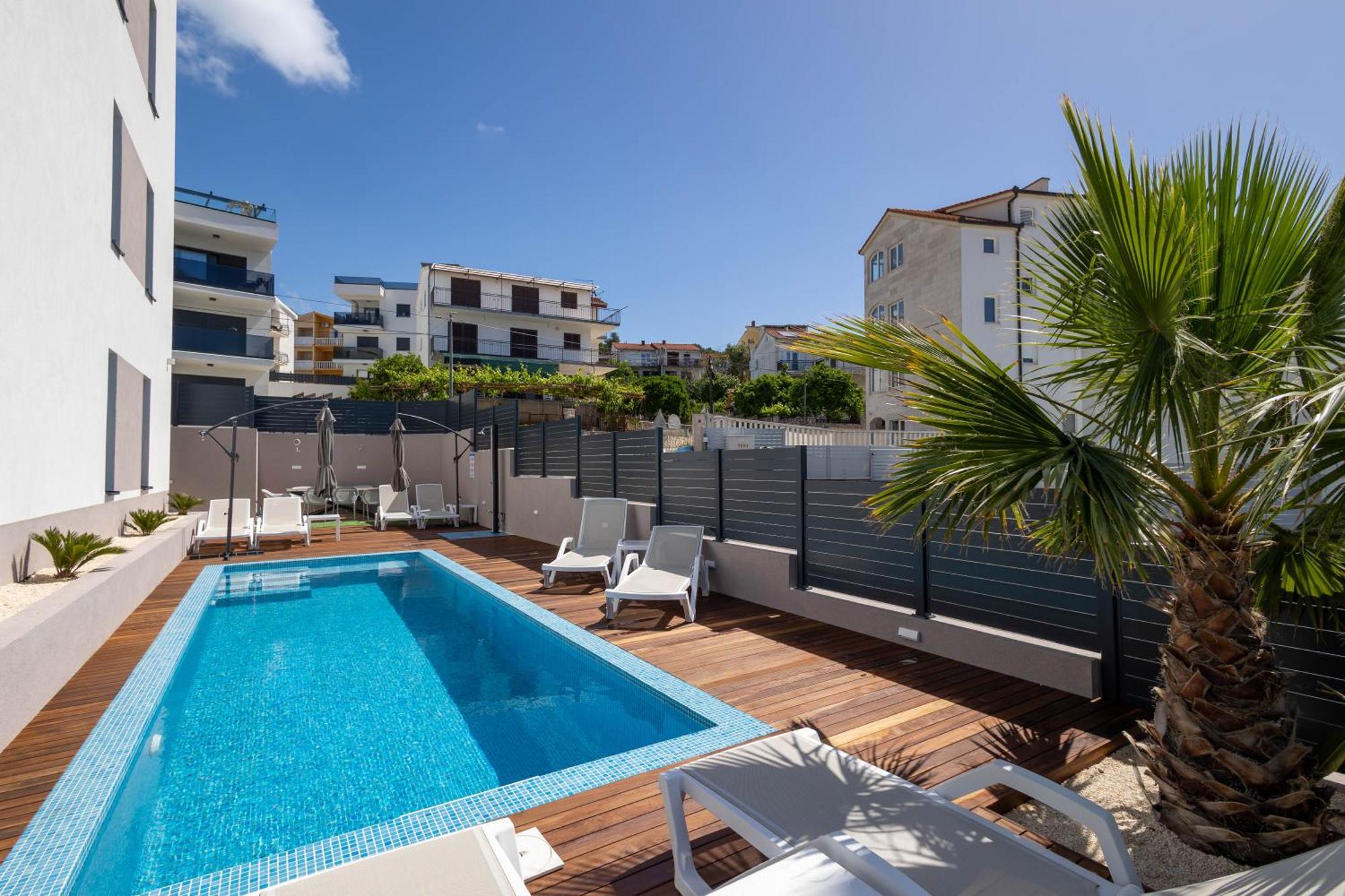 Adriatic Garden Apartments Okrug Gornji Esterno foto