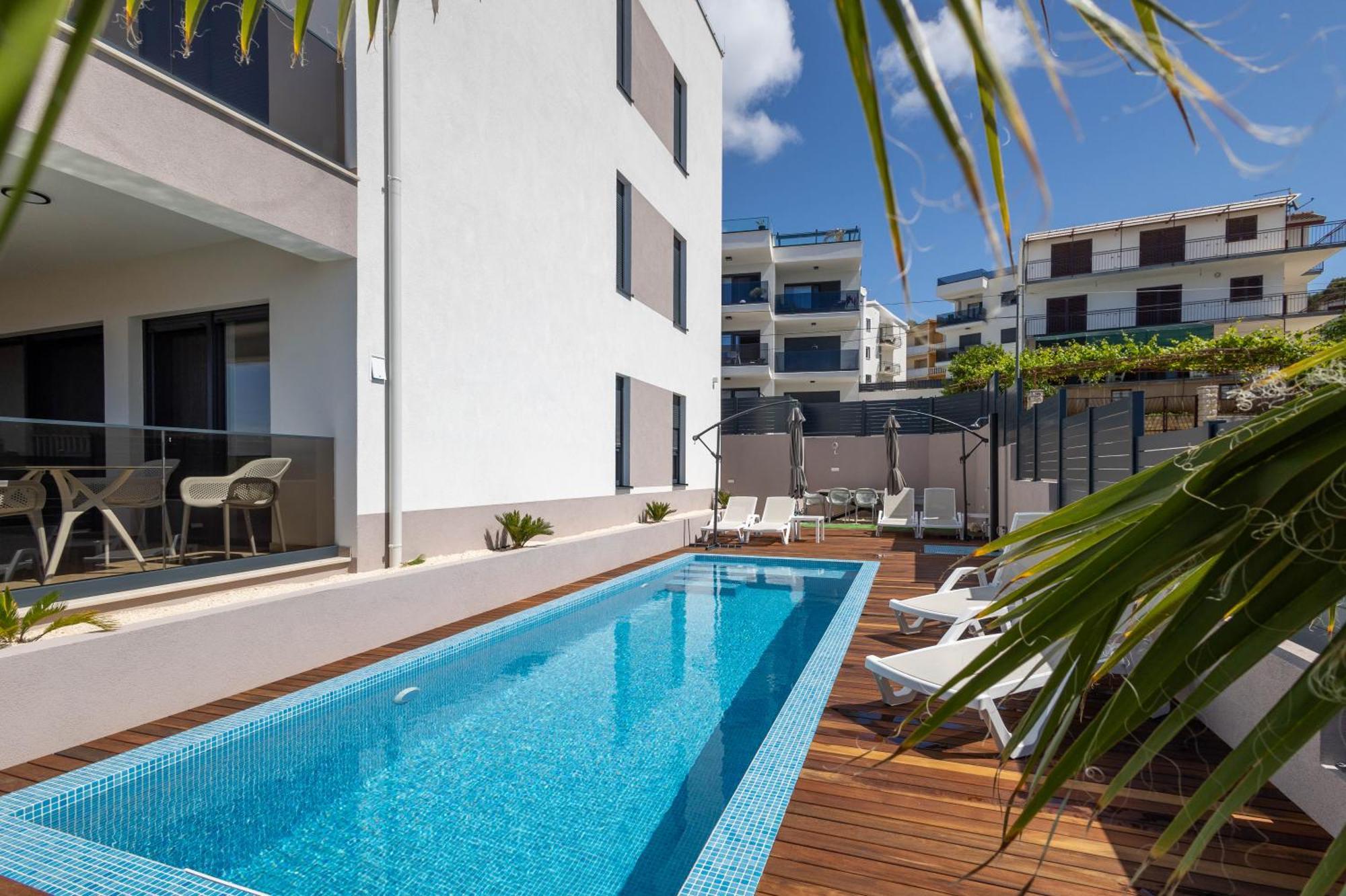 Adriatic Garden Apartments Okrug Gornji Esterno foto
